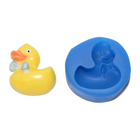 Rubber Duckie Silicone Mold B214 by First Impressions Molds : Amazon.in ...