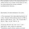 find the rationalising factor of 1/3√5 and 1/√12 - Brainly.in