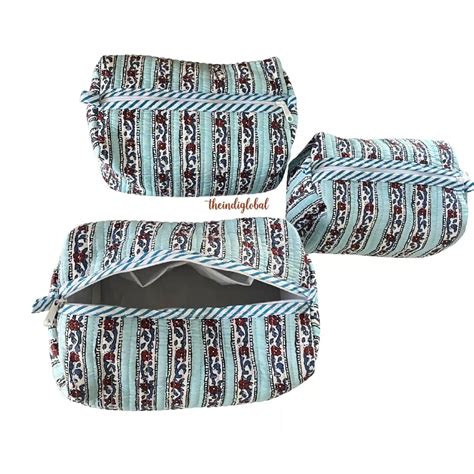 Multi Purpose Travel Pouch – Lemon ₹ 1499 | Cotton Quilted Case