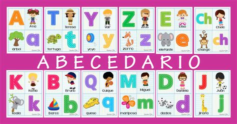 ABECEDARIO PARA IMPRIMIR | Abecedario para imprimir, Abecedario, El ...