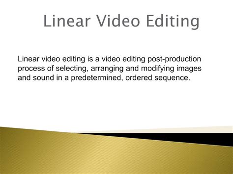 Linear Video Editing 的图像结果