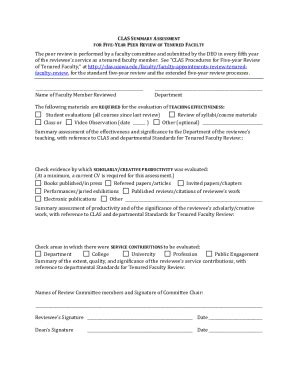 Fillable Online Peer Review Cover Sheet.pdf Fax Email Print - pdfFiller