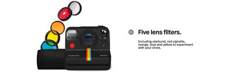 Polaroid Now+ 2nd Generation I-Type Instant Film Bluetooth Connected ...