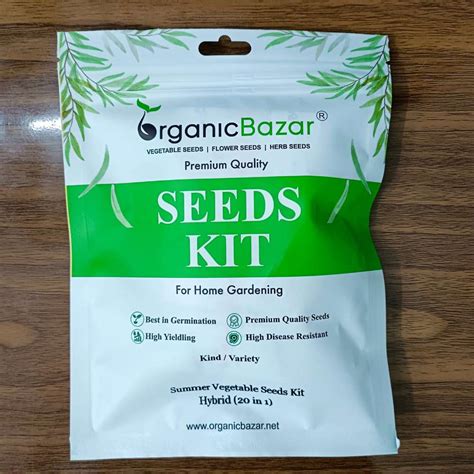 Summer Vegetable Seeds Kit (20 in 1)