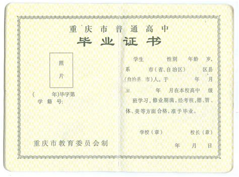 安徽省铜陵市第四中学1994年高中毕业证样本-东升学历咨询
