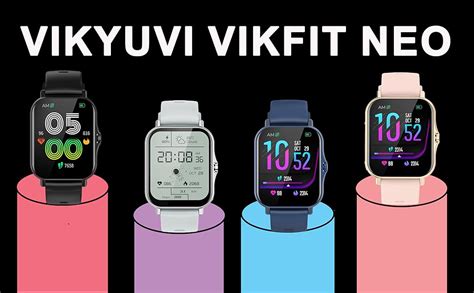 Vikyuvi Vikfit Neo 1.69"(4.29cm) HD Display, Multi Sports Modes, 150 ...