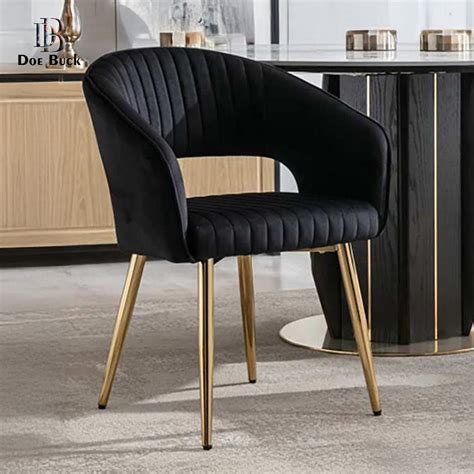 Ayatt Accent Chair Black | Contemporary Armchair Matte Black – Doe Buck