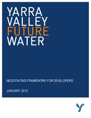 Fillable Online esc vic gov Yarra Valley Water - Water Plan 3 ...