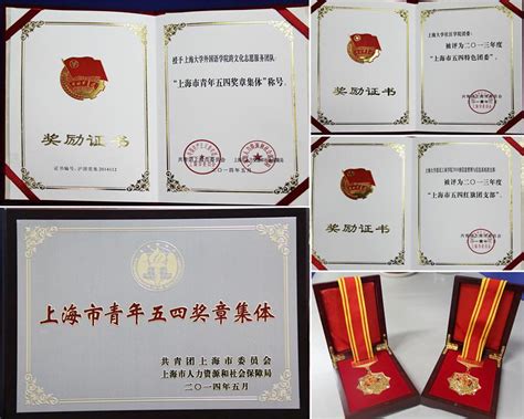 我校荣获市级“五四奖章”等多项荣誉称号-上海大学
