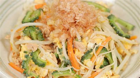 Somen Chanpuru with Bitter Melon Recipe (Okinawan Noodle Stir-Fry with ...