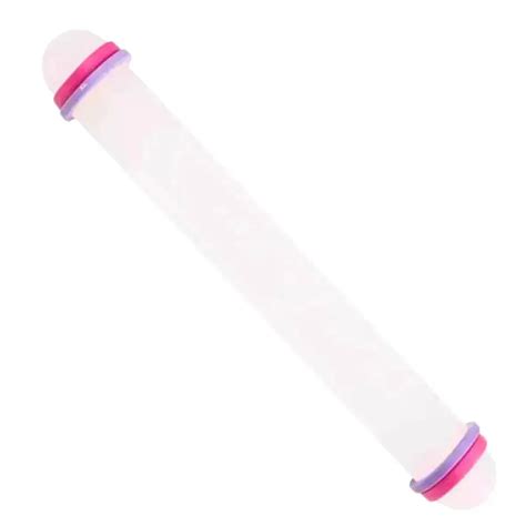 Adjustable Guide Nylon Rolling Pin for Fondant 12 Inch