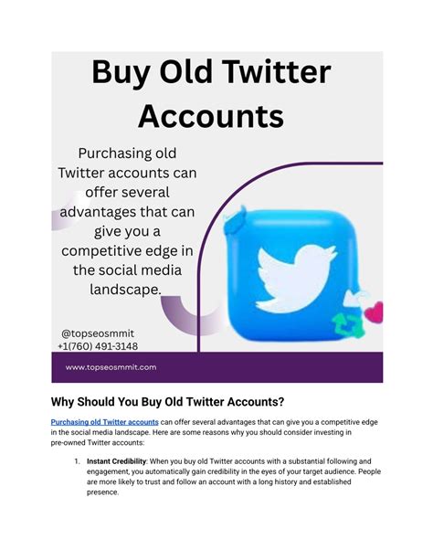 PPT - Buy Old Twitter Accounts for Instant Social Media Boost ...