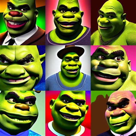 a shrek steve harvey hybrid, photorealistic, 4 k | Stable Diffusion