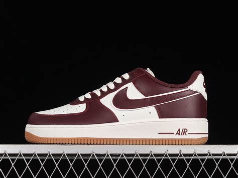 NikeMens Air Force 1 AF1 Low - College Pack Night Maroon
