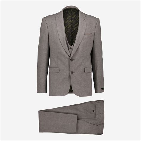 Grey Mario Slim 3 Piece Suit - TK Maxx UK
