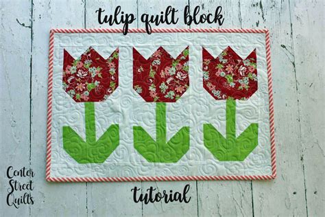 Image result for Tulip Applique Quilt Patterns Block Identifying