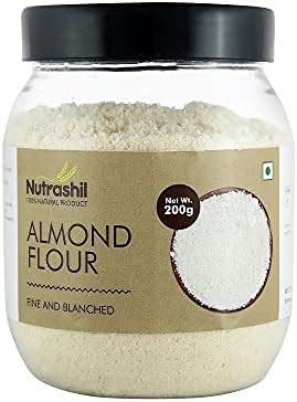 Nutrashil Californian Blanched Almond Flour 200 Grams | Fine and ...