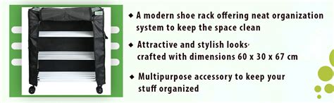 FLIPZON Multipurpose 3 Shelves/Layer Shoe Rack Organizer with Wheels ...