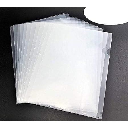 L-Type Plastic Folder Safe Project Document Folder A4 Plastic Paper ...