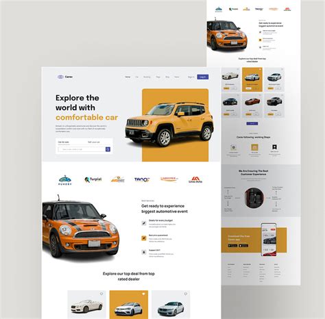 Car website design by Hridoy Ajgar on Dribbble