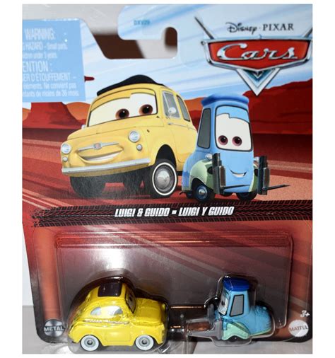 Disney CARS - Italian Set - Luigi and Guido - Fiat 500 and Forklift ...