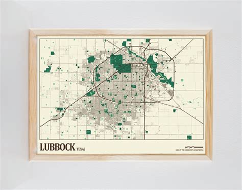 Lubbock Street Map - Etsy