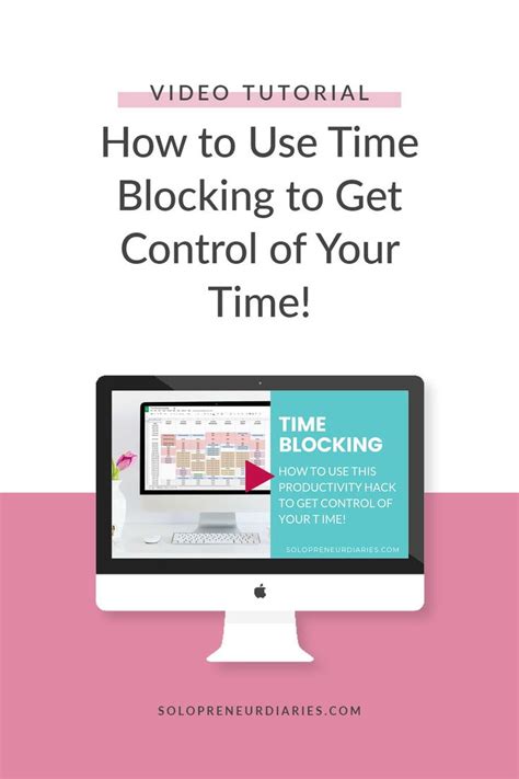 Image result for Monday Tutorial Time Blocking