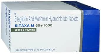 Sitaxa M 50+1000mg - Strip of 10 Tablets : Amazon.in: Health & Personal ...