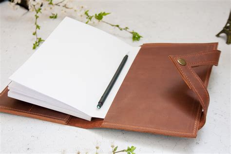Refillable Leather Journal Coverleather Notebook Cover - Etsy Australia