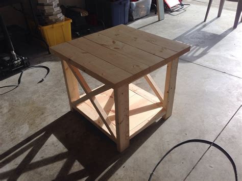 Image result for Rustic X End Table