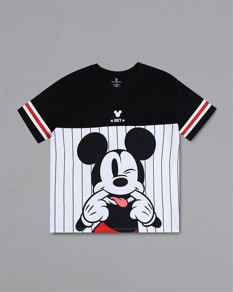 Mickey & Friends Printed Oversize Tshirt For Women – Free Authority
