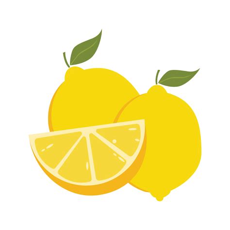 Free Lemon Vector Clipart (PNG, SVG) to Edit Online