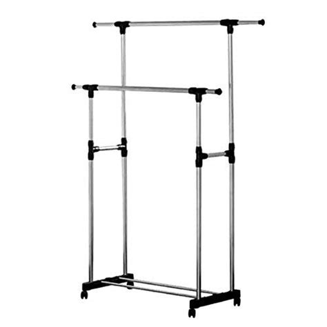 Buy Haneez® Double Pole Clothes Rack for Drying, Hanging, Displaying ...