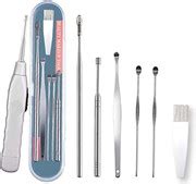 Easymart Ear Wax Cleaner Ear Cleaning Tools kit Stick Set Spring ...