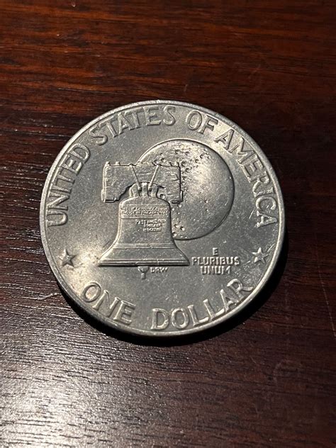 1776-1976 Eisenhower Liberty Bell Moon Silver One Dollar US ...