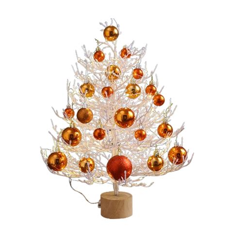 WLOELOEW Red Mini Christmas Tree 45 Cm For Holiday Decor Plastic 17.72 ...