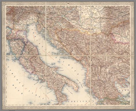 XVIII. General-Karte von Europe in 25 Blaettern. - David Rumsey Historical Map Collection