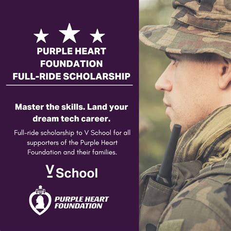 Purple Heart Foundation's Full-Ride V-School Scholarship - Purple Heart ...