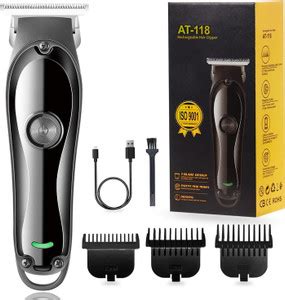 MynxeHTC AT-118 Rechargeble Hair Clipper Precision_Staainless Steel ...