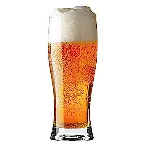 Buy Krosno Glass Europe Non-Lead Crystal-Clear, Beer, 300 Ml, Pack of 6 ...