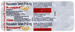 Rosugard 40 Tablet 10: Uses, Side Effects, Price & Substitutes