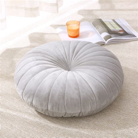Floor Pillow Meditation Cushion Round Large Floor Pillows Seating for ...