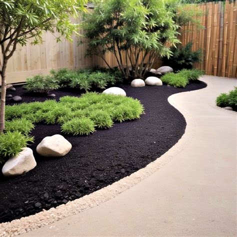 25 Black Mulch Landscaping Ideas To Inspire You