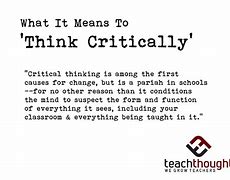 Image result for critically