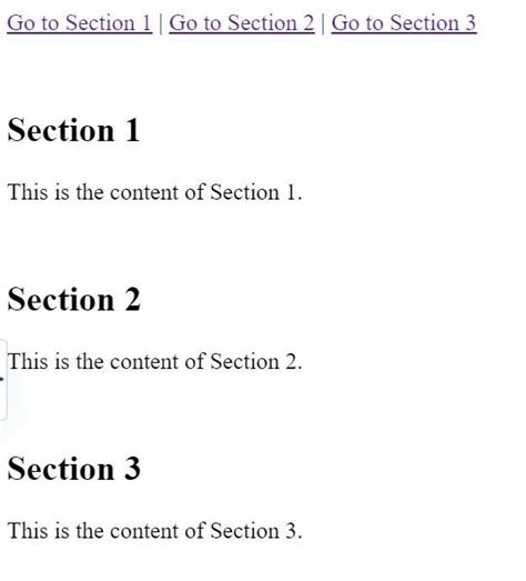 Image result for HTML Anchor Tag Examples