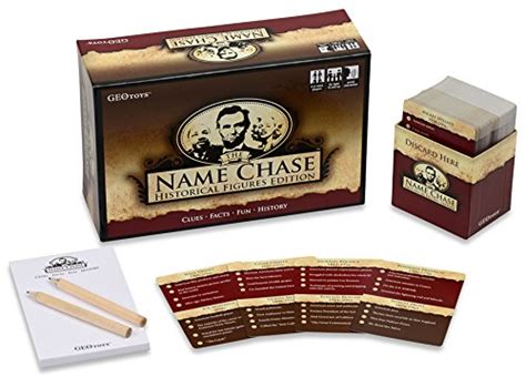 Buy GeoToys Name Chase Historical Figures - History Trivia Game and ...