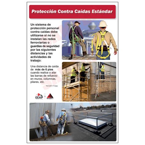 Standard Fall Protection Poster (Spanish) – GotSafety.com Store