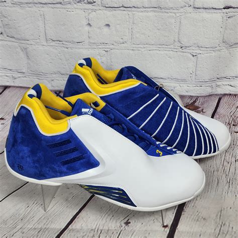Adidas TMac 3 Restomod Shoes Mens 12 Tracy McGrady White Blue ...