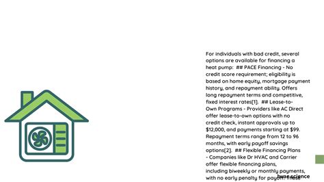 Heat Pump Financing Bad Credit: Comprehensive Guide to Affordable ...