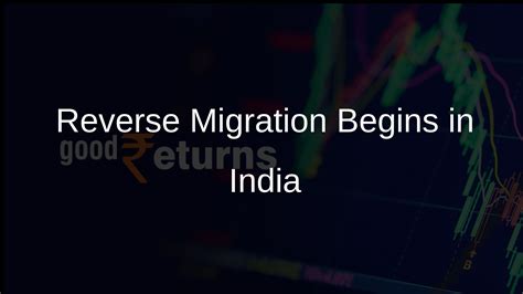 Reverse Migration to India: Insights from FM Nirmala Sitharaman ...